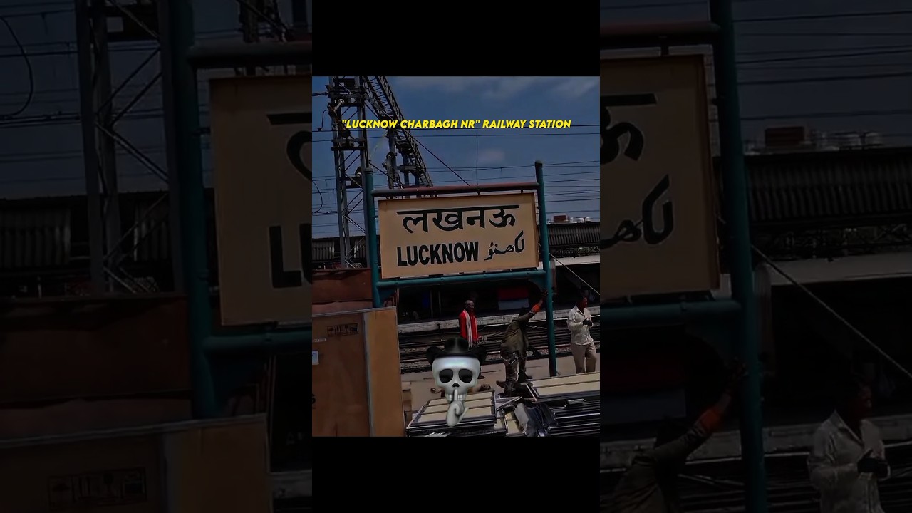 Normal Railway Station (Pt.-3) ~ Lucknow Charbagh NR...😊🔥 #shorts #railwaystation #edit
