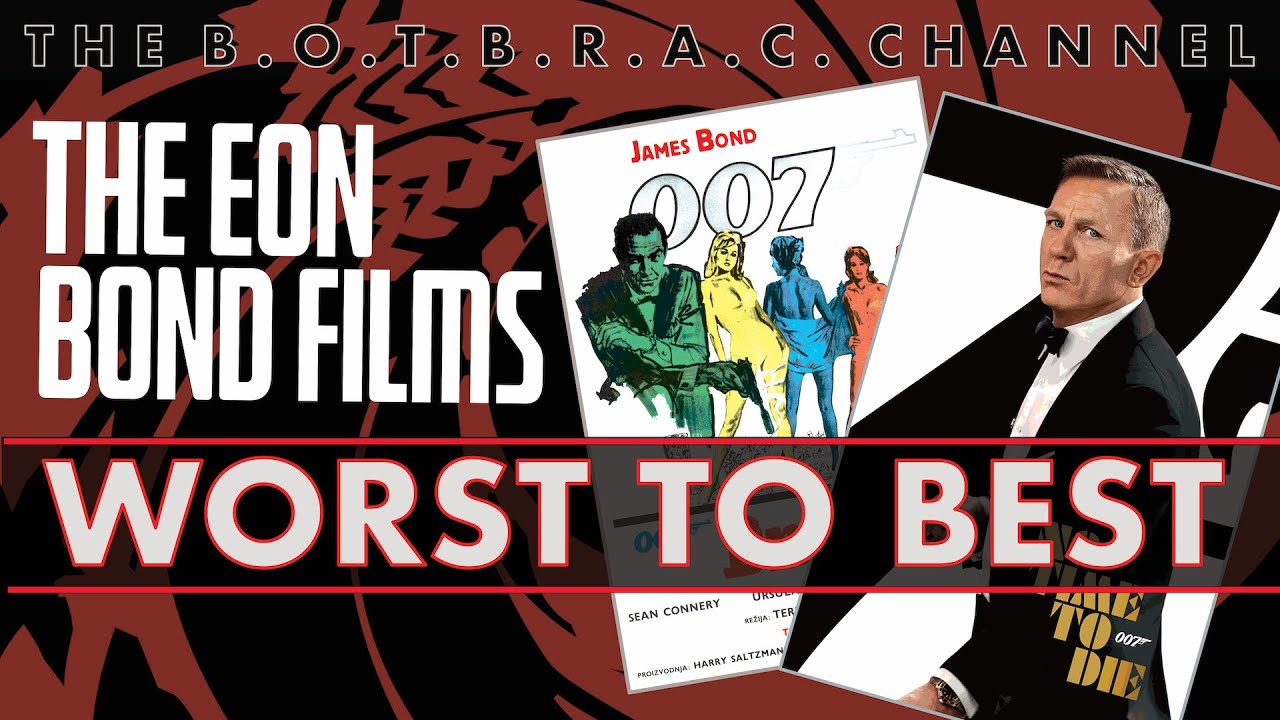 THE EON BOND FILMS:  Worst to Best