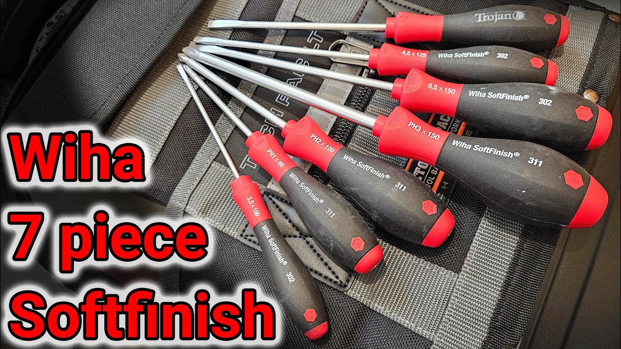 Wiha Screwdriver set SoftFinish 7 piece German made quality