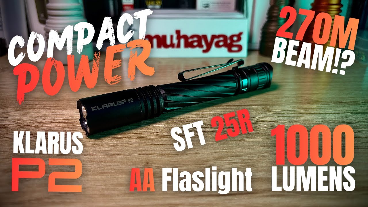 Klarus P2 AA Tactical Flashlight Full Review (Filipino/Tagalog/Taglish)