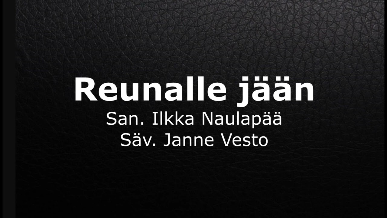 Reunalle jään