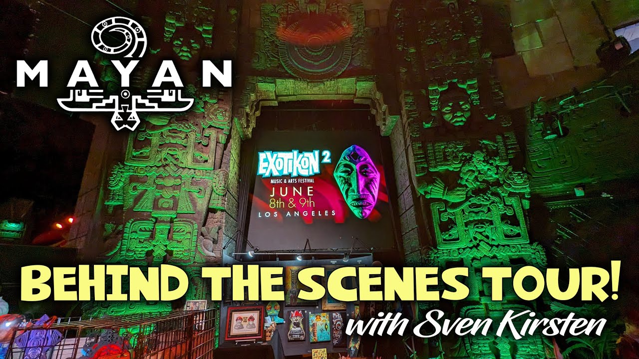 The MAYAN THEATER Private Tour with SVEN KIRSTEN! Historical BEHIND THE SCENES!