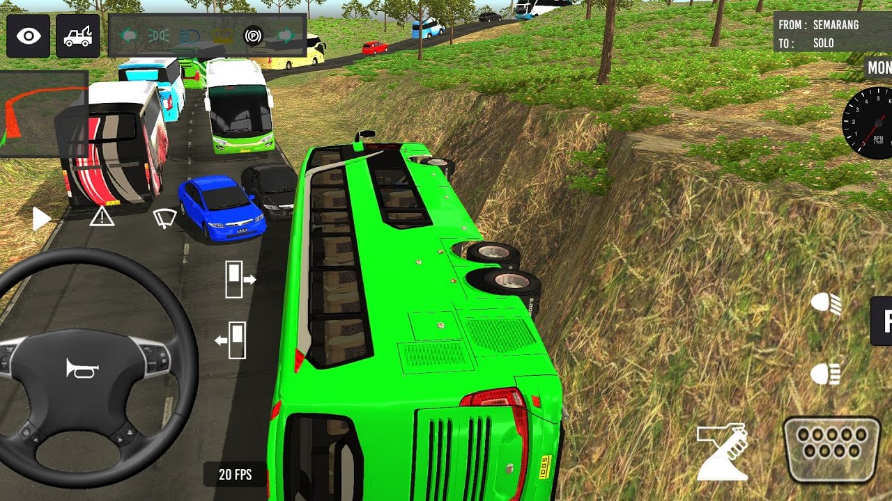euro coach bus simulator 😱🚌 || new coach bus simulator part-6 Android gameplay