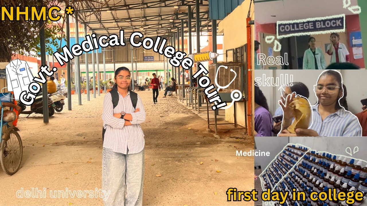 My First Day at BHMS College 🩺 | Govt. Medical College Life Begins! @YuviRays2 #bhms #nhmc 