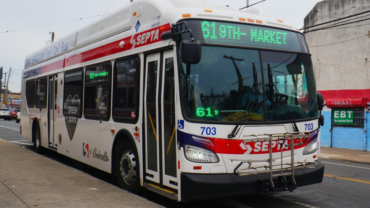 SEPTA Ride: 2024 New Flyer XHE40 703 on Route 61
