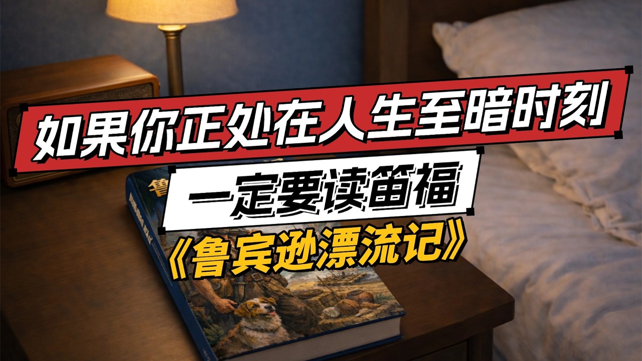 丹尼爾·笛福《魯賓遜漂流記》28年孤島求生 | 全網最細致解讀｜低谷時一定要聽完的故事你的絕境，從來不是荒島，而是失去方向的那一刻 | 你的恐懼，並不來自風暴，而來自無法掌控的明天