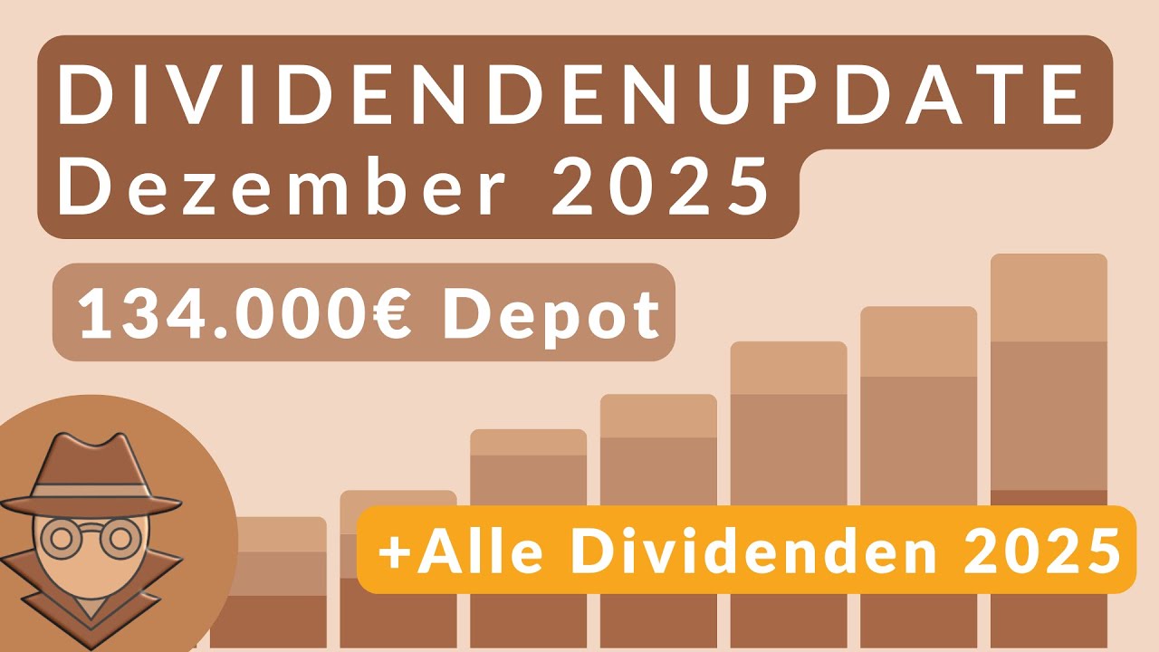 So viel DIVIDENDE zahlt mein 134.000&euro; Dividendendepot im Dezember 2025