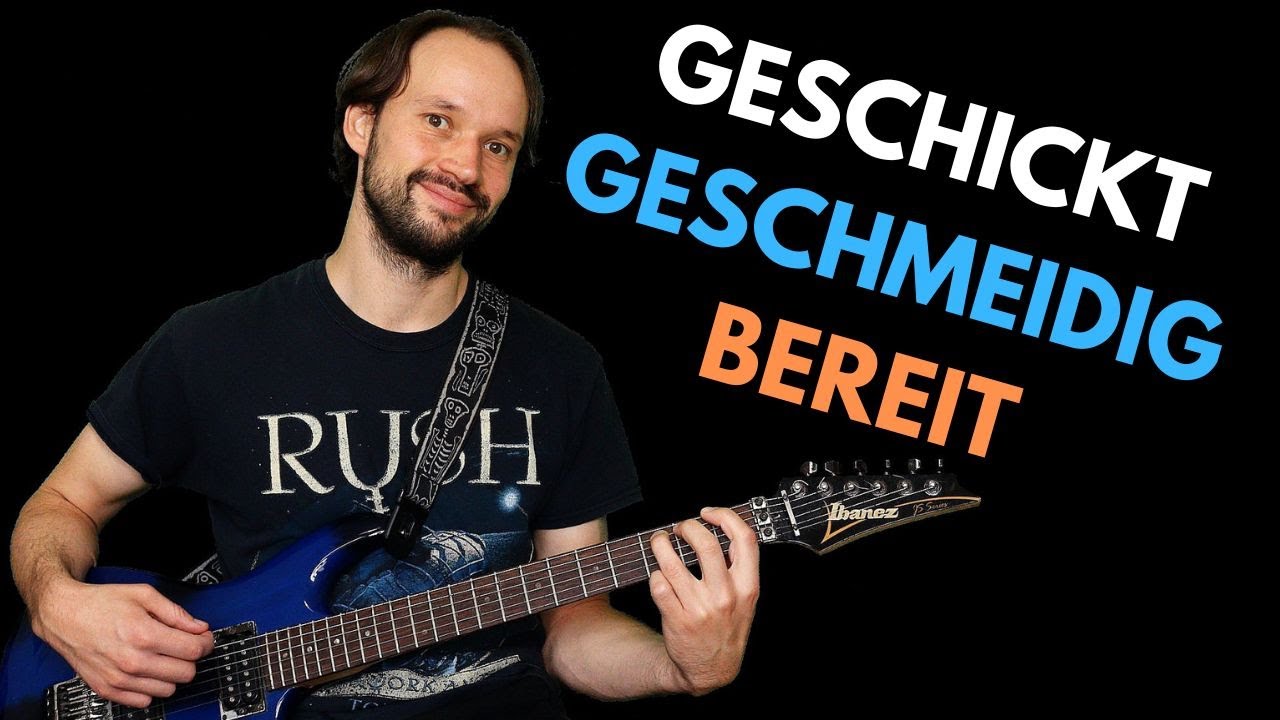 Fingerübungen auf der Gitarre - die Kombinationen sind (fast) grenzenlos