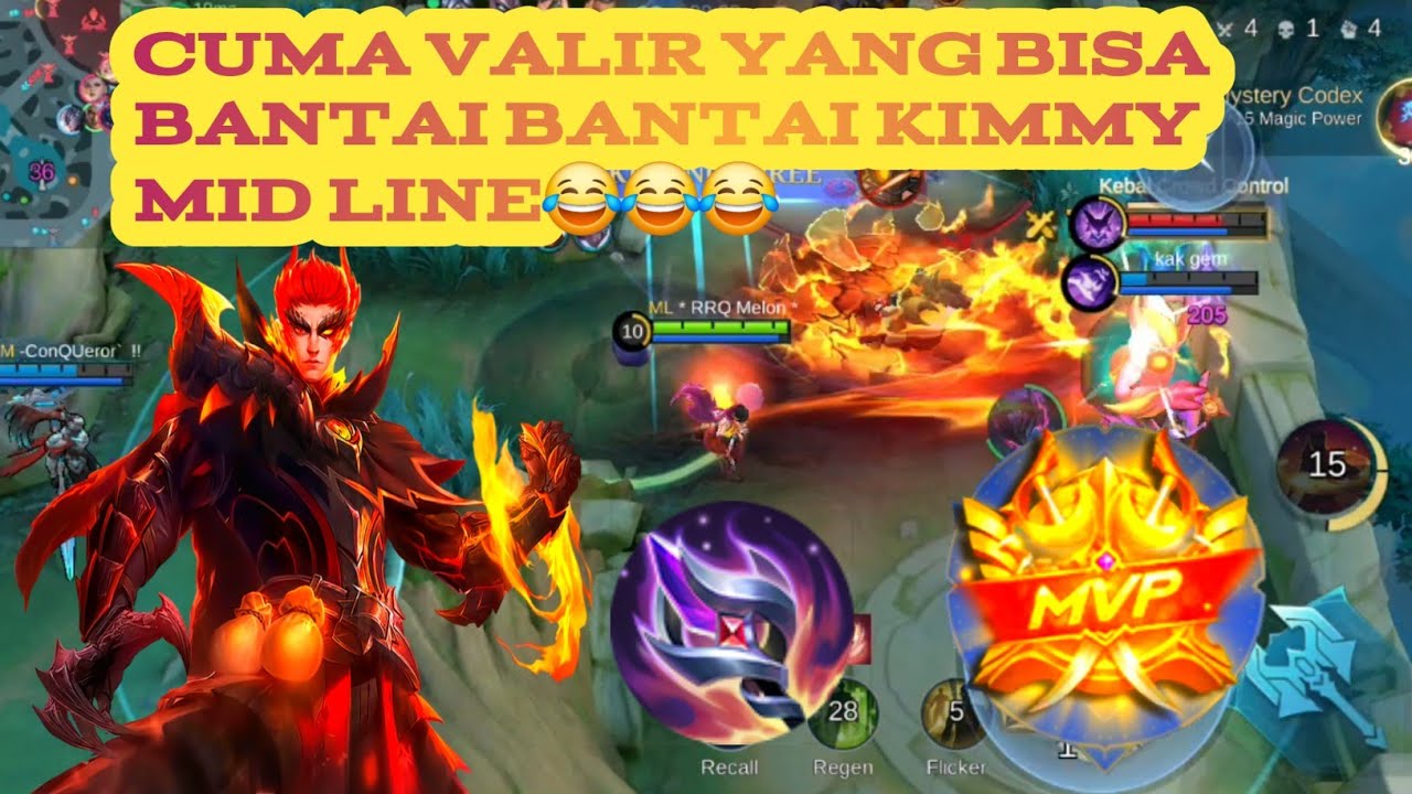 VALIR RANK GAMEP HIGHLIGHT COUNTER KIMMY CUMA KASIH 1 KILL AJA WKWKWK SOLO RANK 