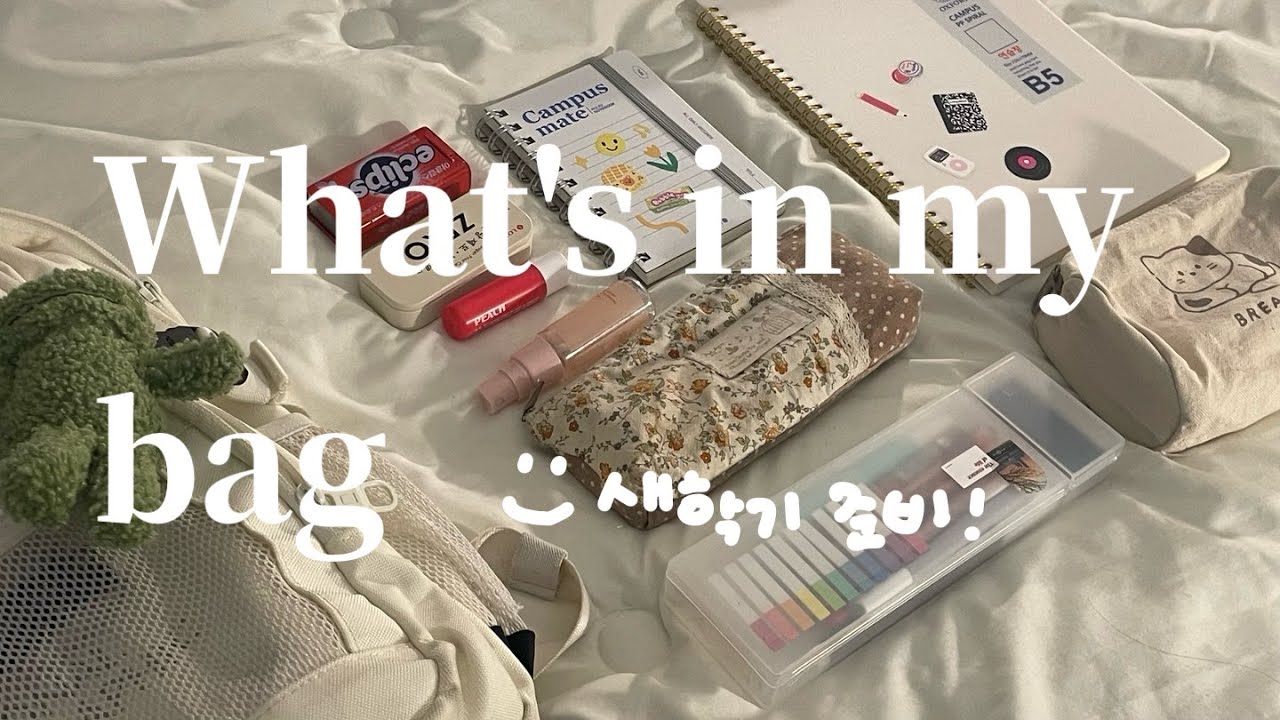 새학기 가방 나랑 같이싸자! ㅣ 새학기 예비 중2의 What's in my bag