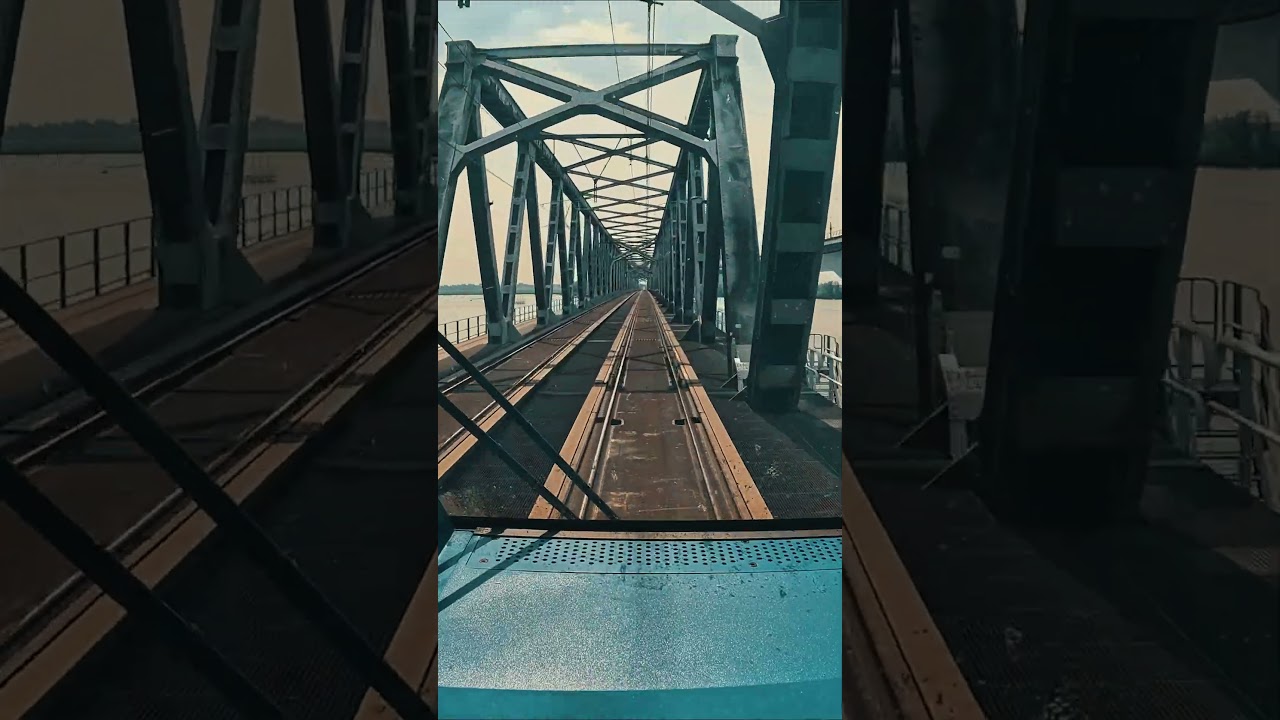 Moerdijk Bridge over the Hollands Diep 😎. #cabview #train #ns