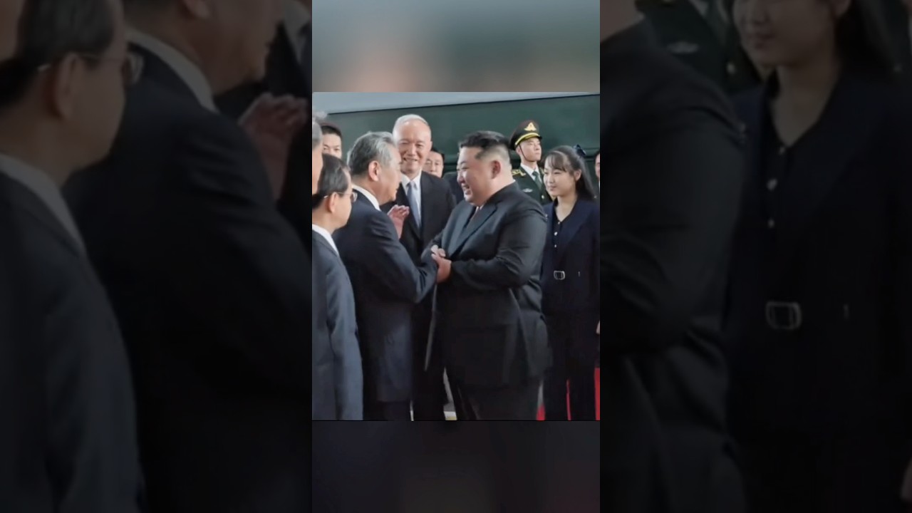 Leader Kim Jong Un meets with Mr. Wang Yi in Beijing #kimjongun #wangyi #xijinping #beijing #china