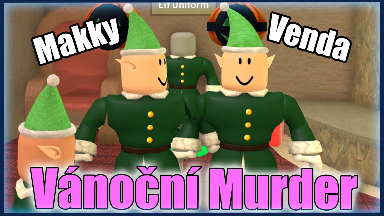 MAKKY A VENDA JAKO DVA ELFOVÉ!😂🎄 Roblox Murder Mystery 2 @VendaliRoblox