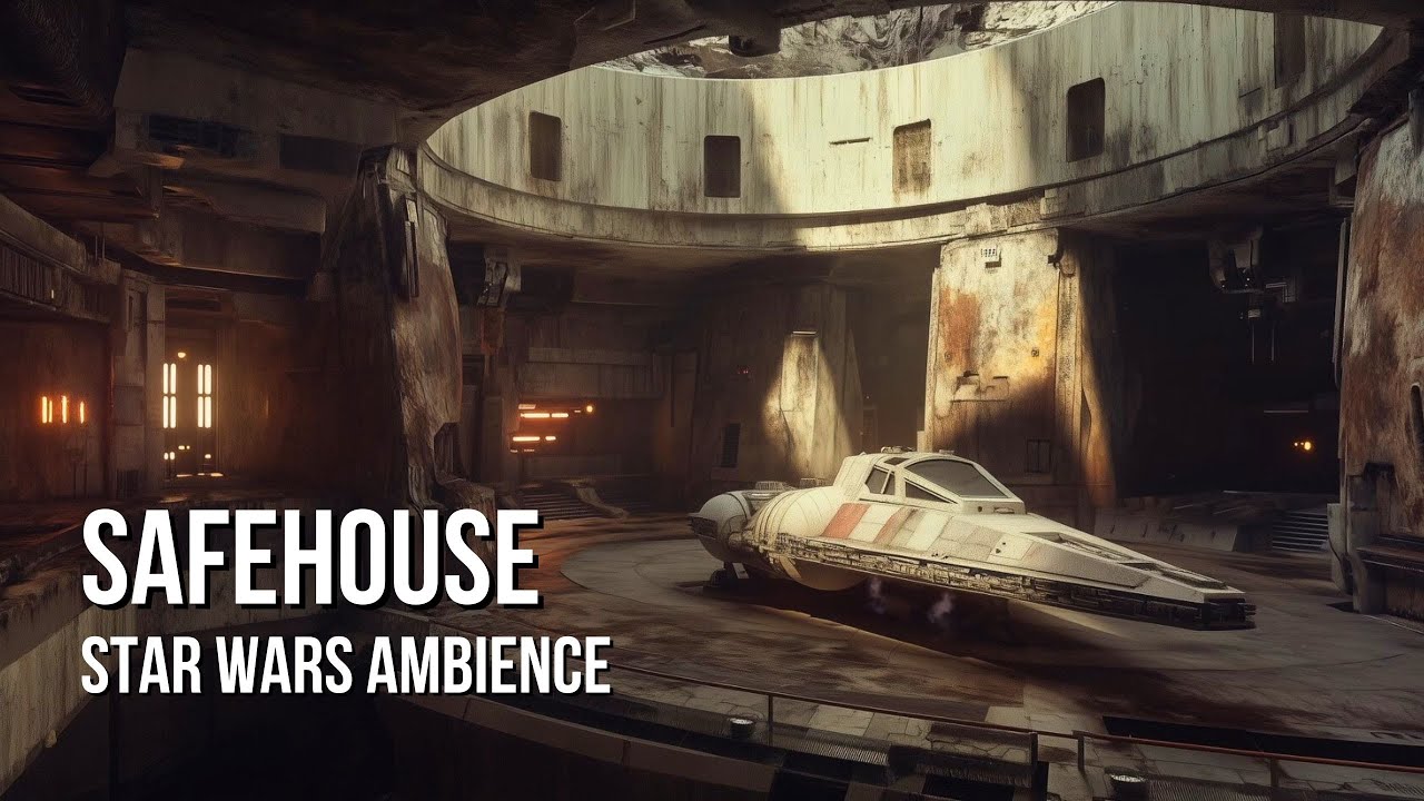 Personal Safehouse | Star Wars Ambience | Ship Takeoffs, Quiet Chatter, Industrial Sounds