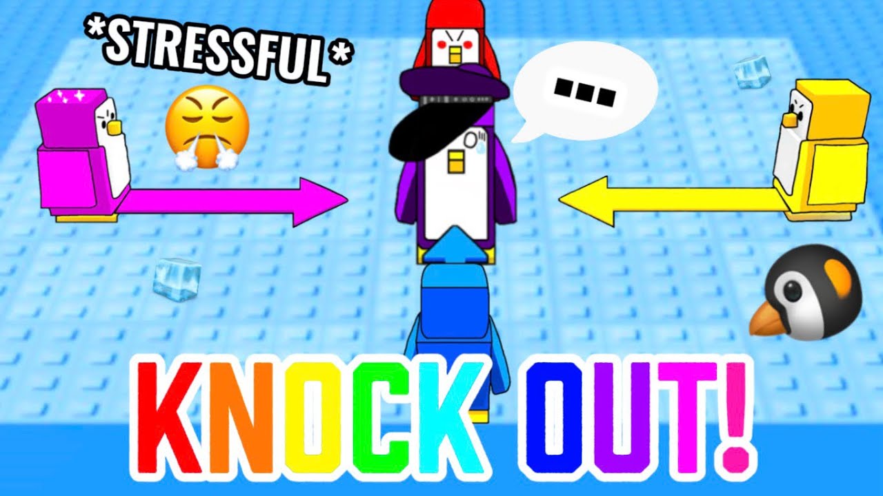 I played KnockOut and let's just say I'M VERY BAD AT IT (Or is it just my luck?😤)🐧