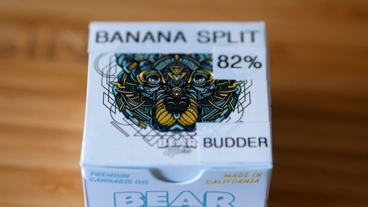 Bear Labs Banana Split Live Resin Budder Review