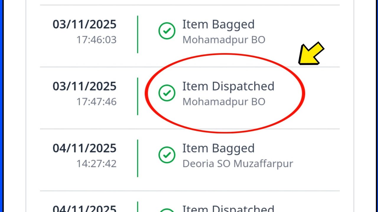Item dispatched ka matlab kya hota hai | What is the meaning of item dispatched
