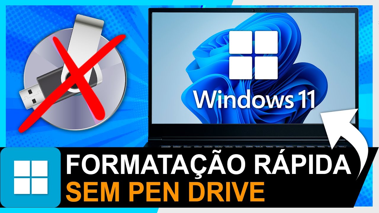 Como FORMATAR o Windows 11 SEM PEN DRIVE (Fácil e Rápido) – Atualizado 2025