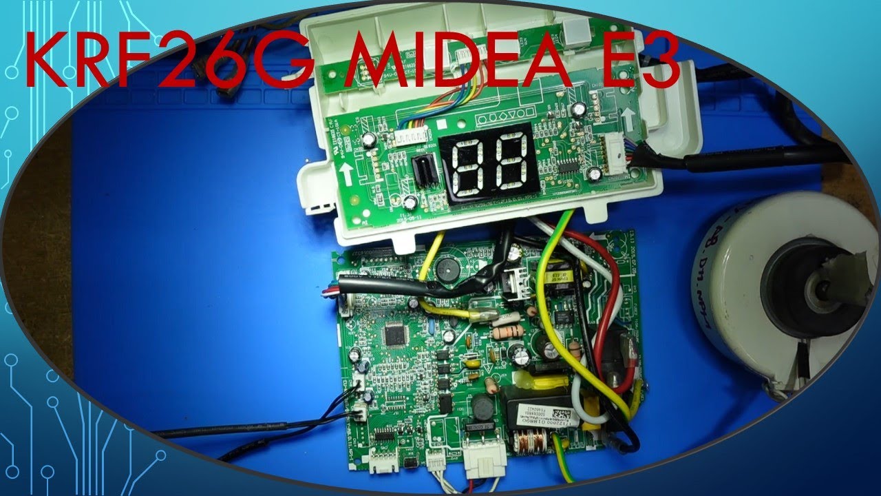 errore clima e3 comfee, midea.  kfr26g