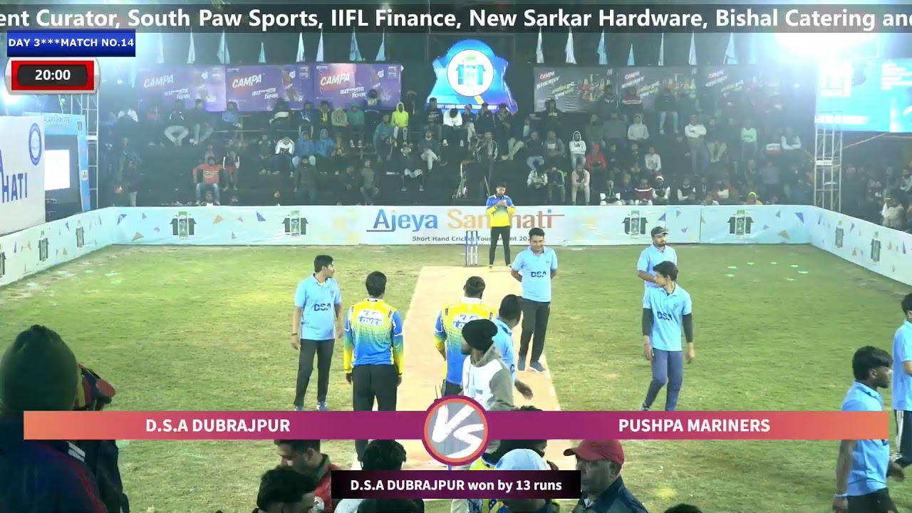 Ajeya Sanghati Short Hand Cricket Tournament Day - 3 Live Stream