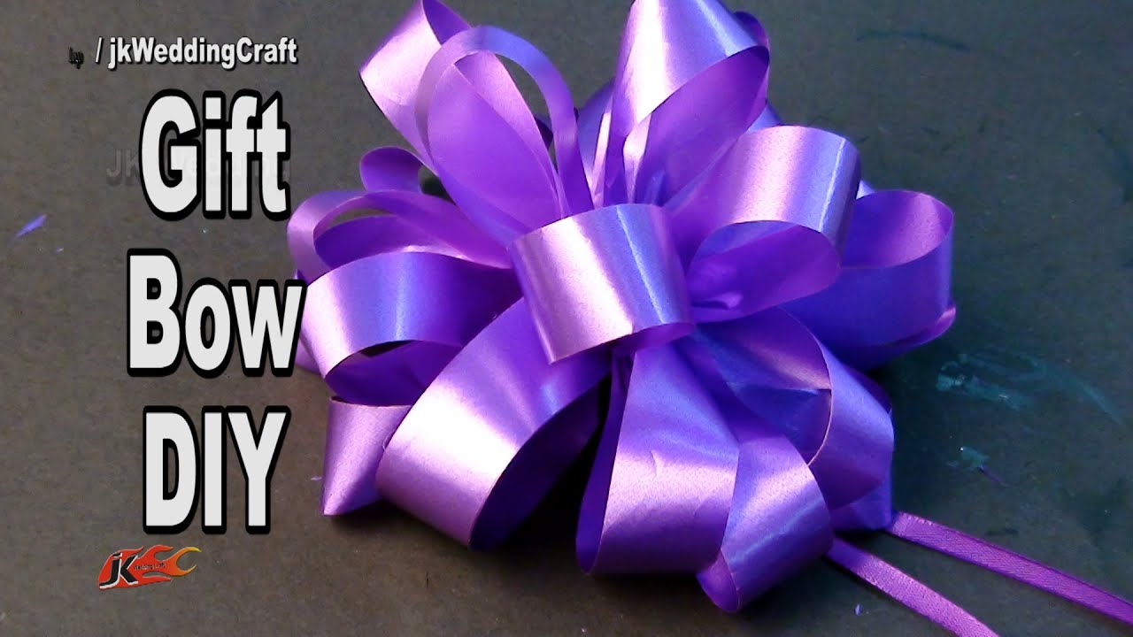 DIY Easy Bow for a gift hamper and Trousseau | How to make | JK Wedding Craft  106