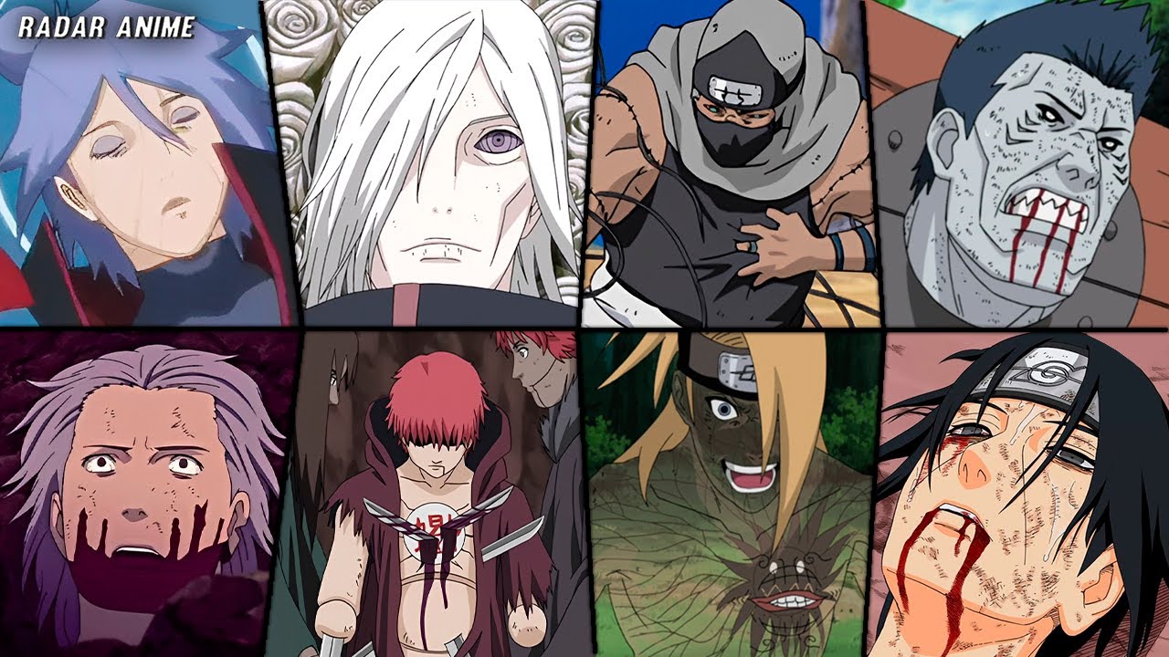 COMO CADA NINJA DA AKATSUKI MORREU
