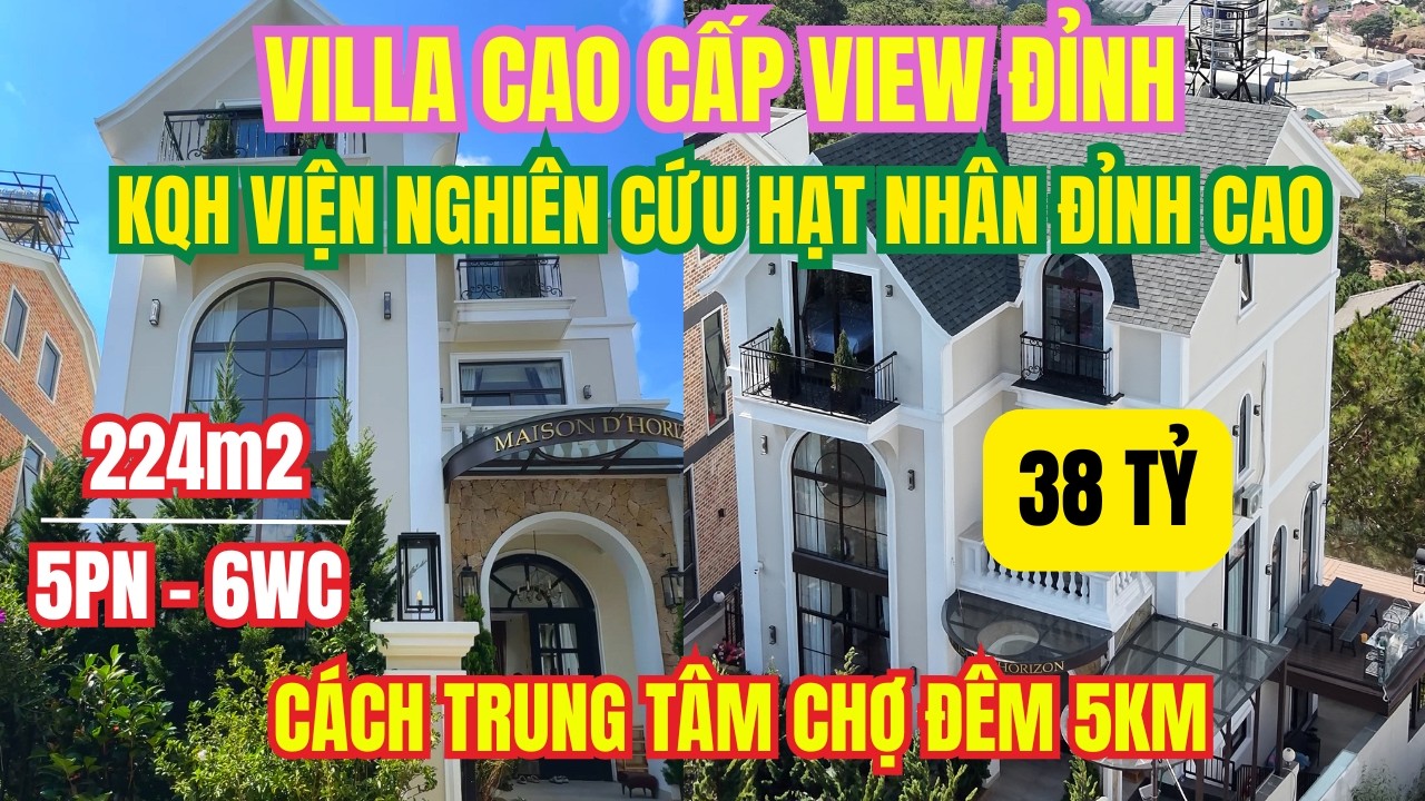 Căn villa cao cấp khu việ nghiên cứu Hạt Nhân P11 Đà Lạt