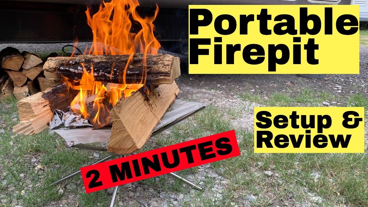 Portable Fire Pit - Why Not RV: Ep 33