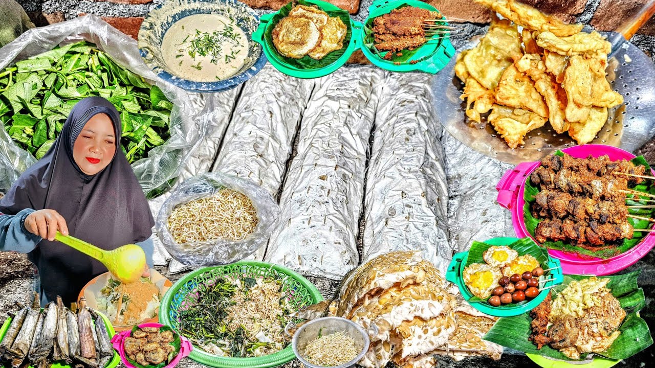 KETEMU IBU CANTIK GEMOY PENJUAL NASI PECEL PORSI BRUTAL, GAK ADA SEPI NYA- Nasi Pecel Mbak Emi