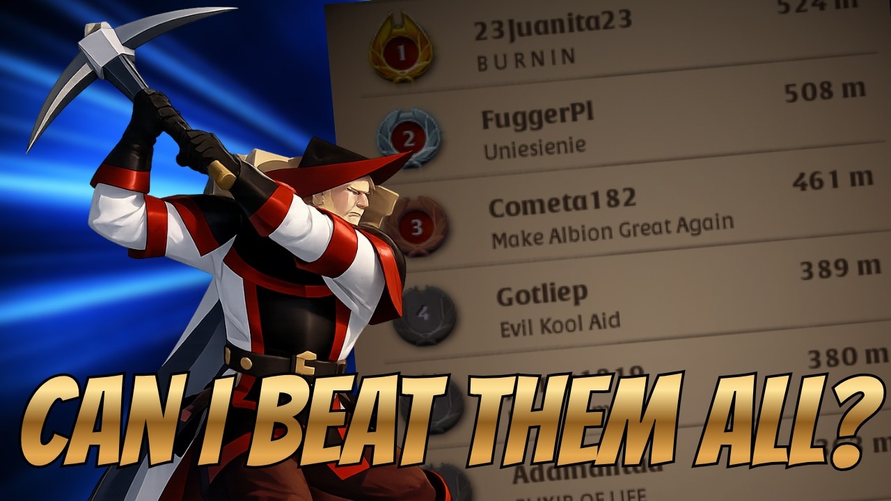 Solo Gatherer vs The Entire Server Leaderboard | Albion Online
