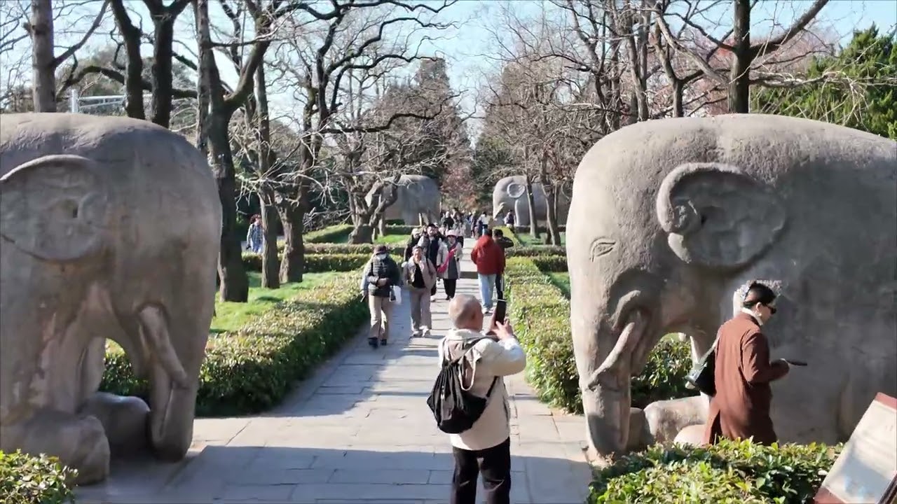 美齡宮,明孝陵,石像路