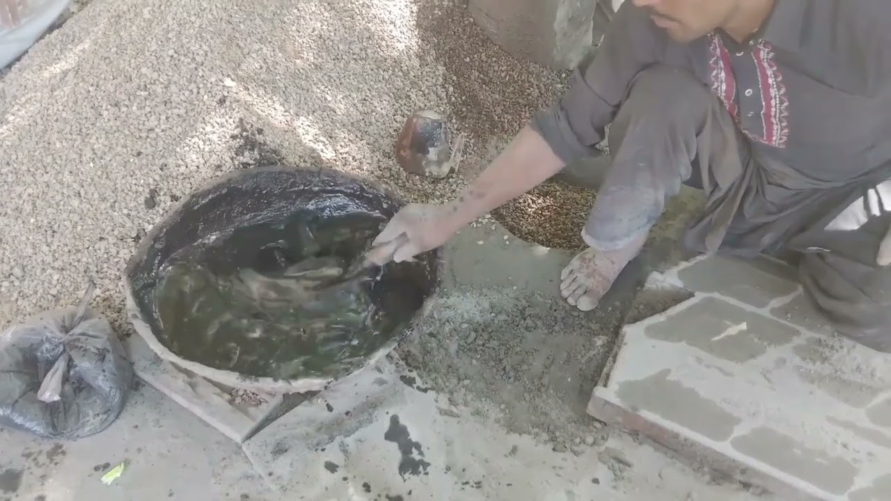 Tuff tile making