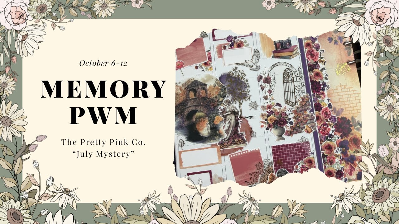 Программа Memory Plan со мной, 6-12 октября, с участием The Pretty Pink Co. «Июльская загадка».
