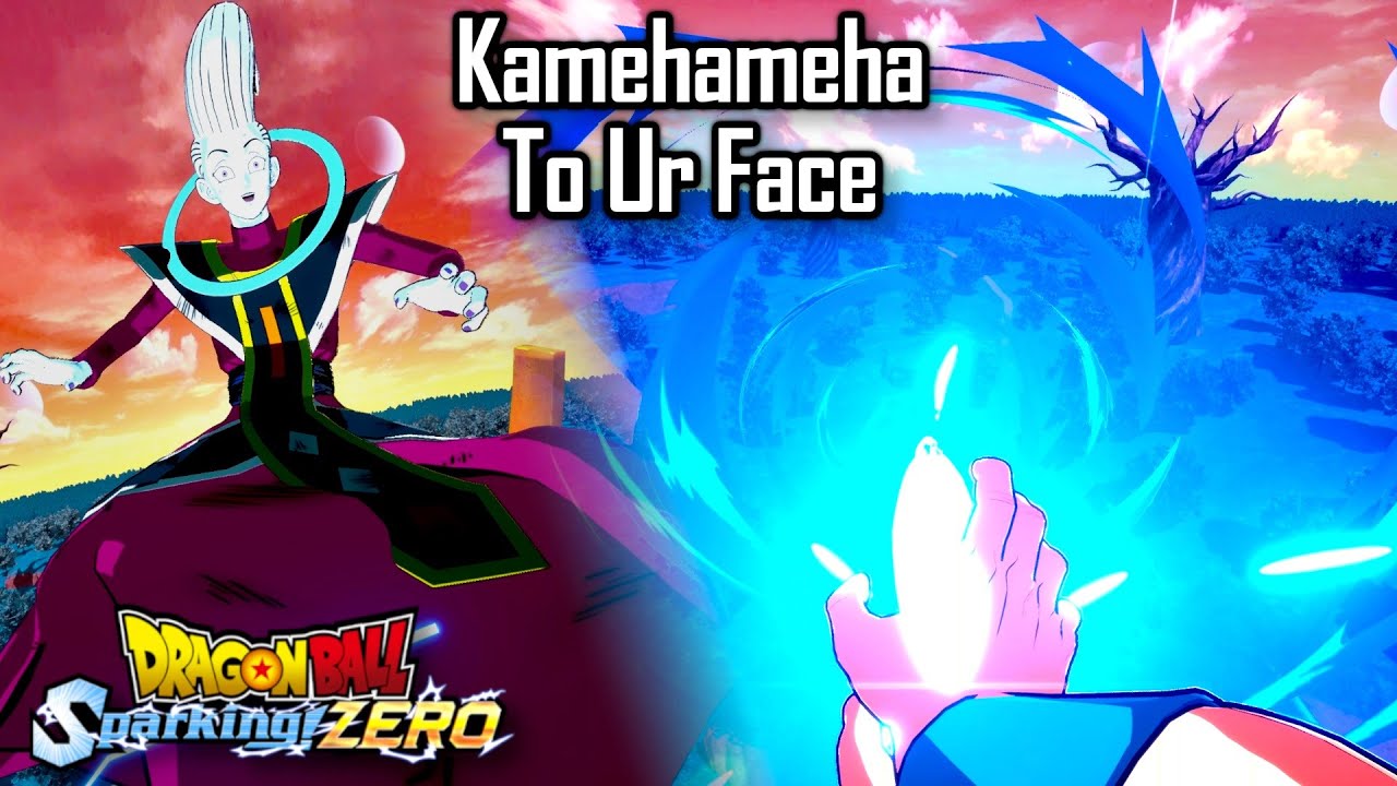 Whis Gets A KAMEHAMEHA To The FACE! Sparking Zero - UI Goku Training With Whis - First Person Mod