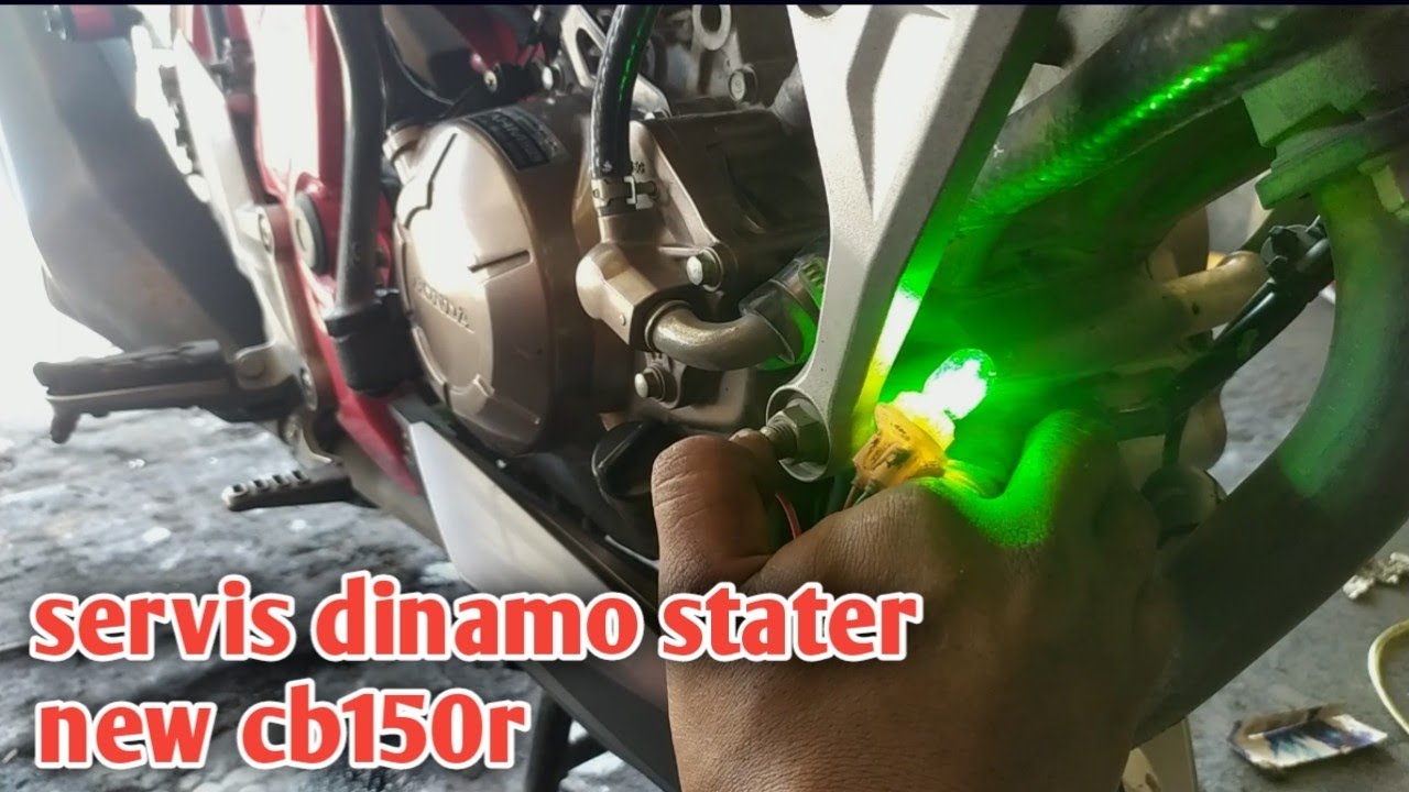 cara mudah servis dinamo stater new cb150r