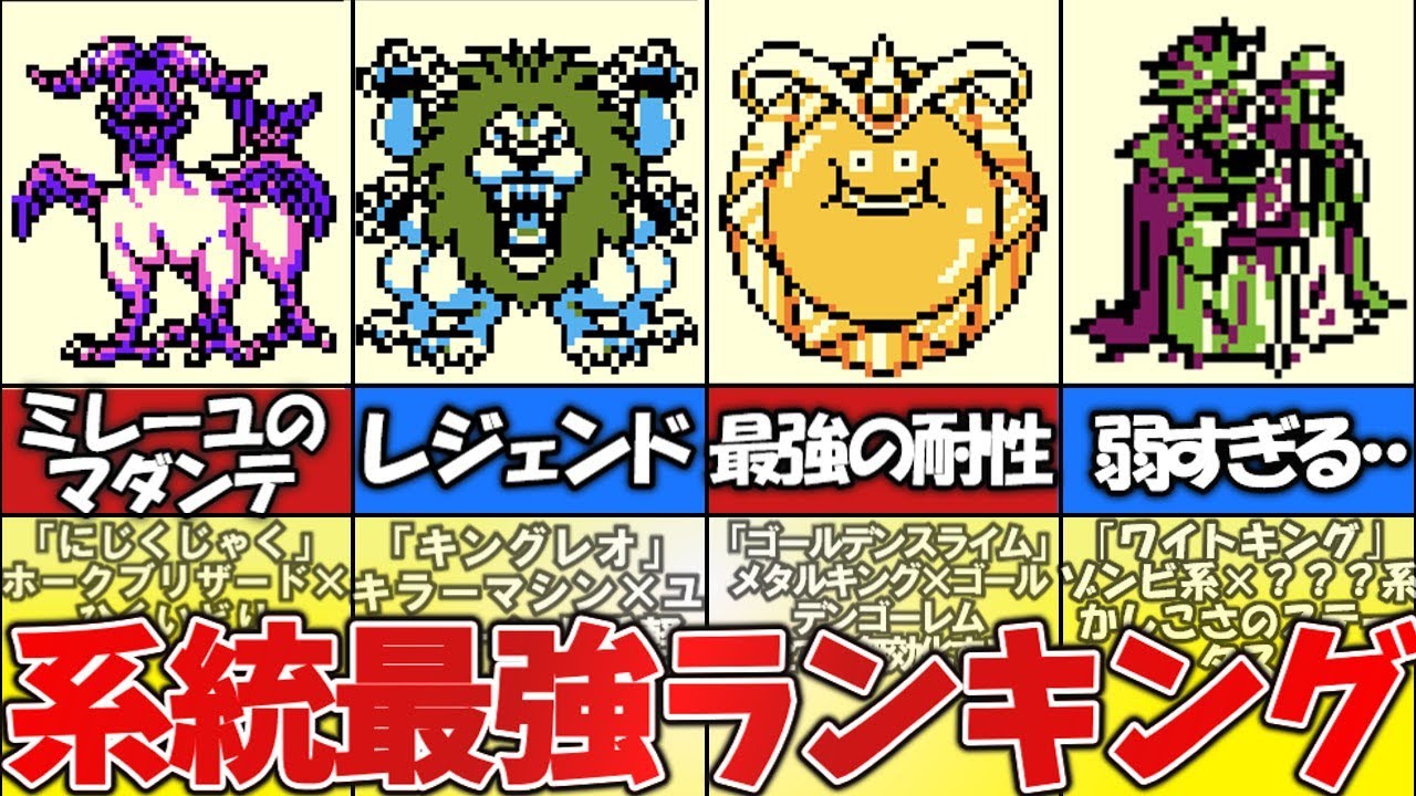 【テリワン】系統最強ランキング総集編【ドラゴンクエストモンスターズ】