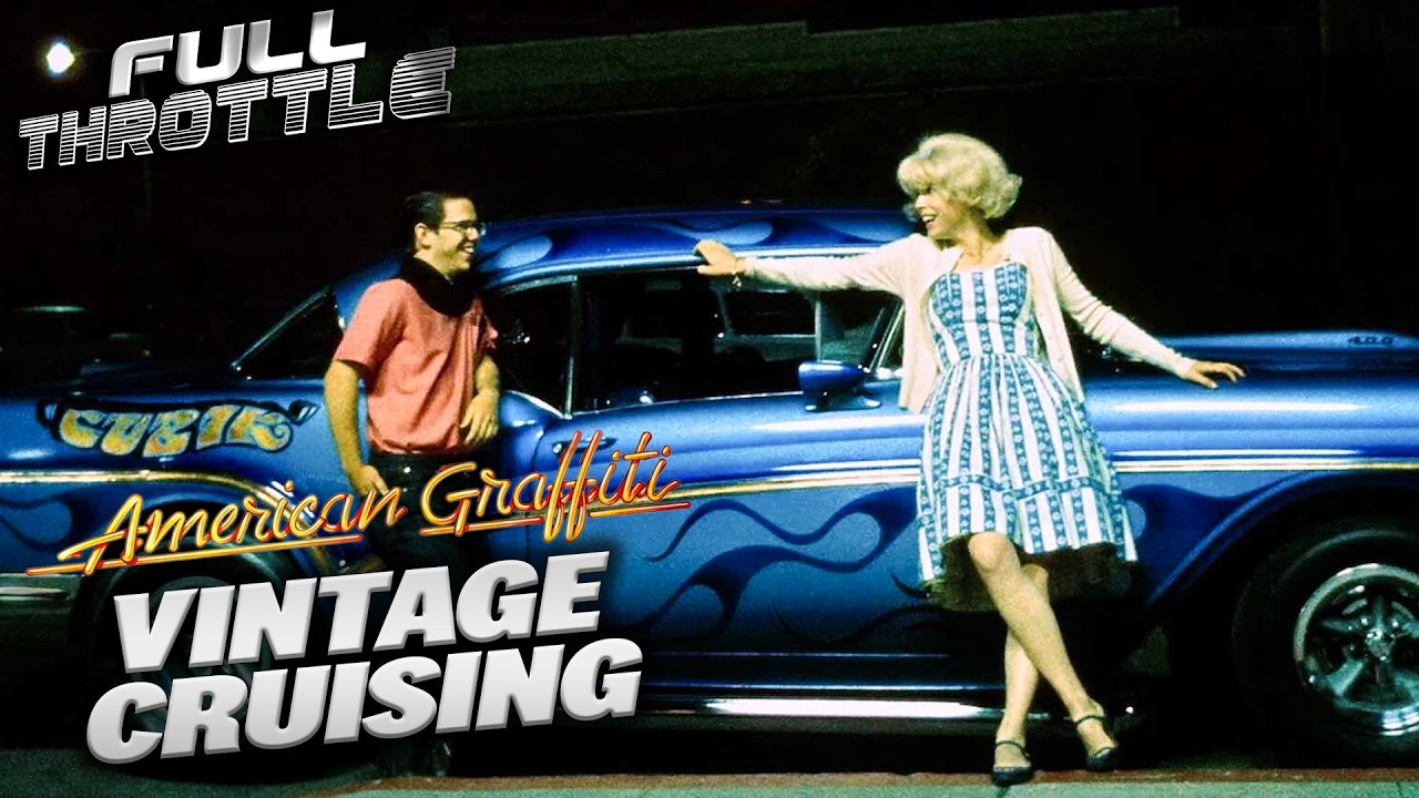 Classic Car Culture in American Graffiti (1973) | Full Throttle