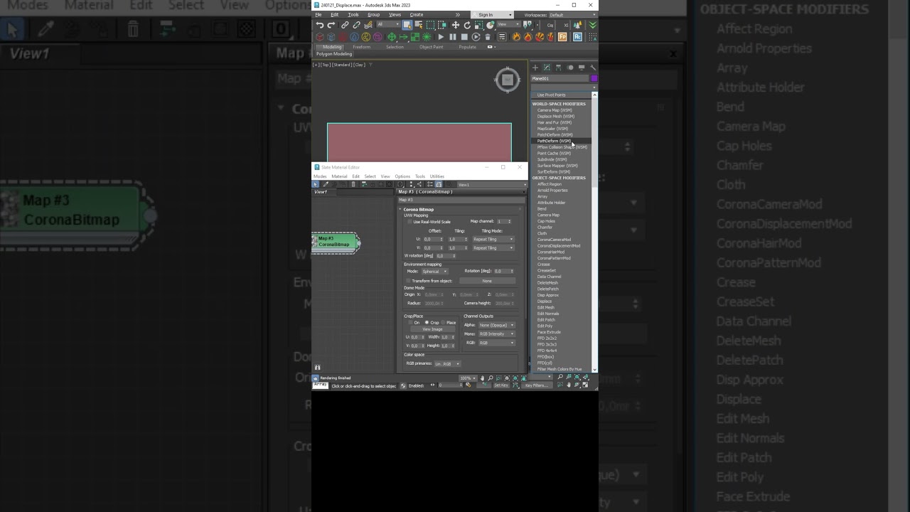 Quick 3ds Max Tip: Create Realistic Stone Walls with Displace Modifier!  #modelingtips #shorts