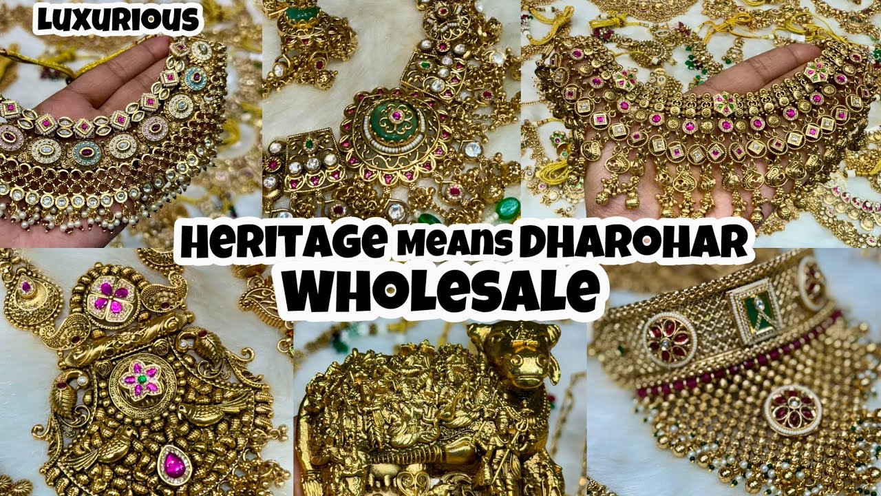 South Indian Traditional Jewellery manufacturer| Rajwadi Jewelry Wholesale| Premium Bridal Jewellery