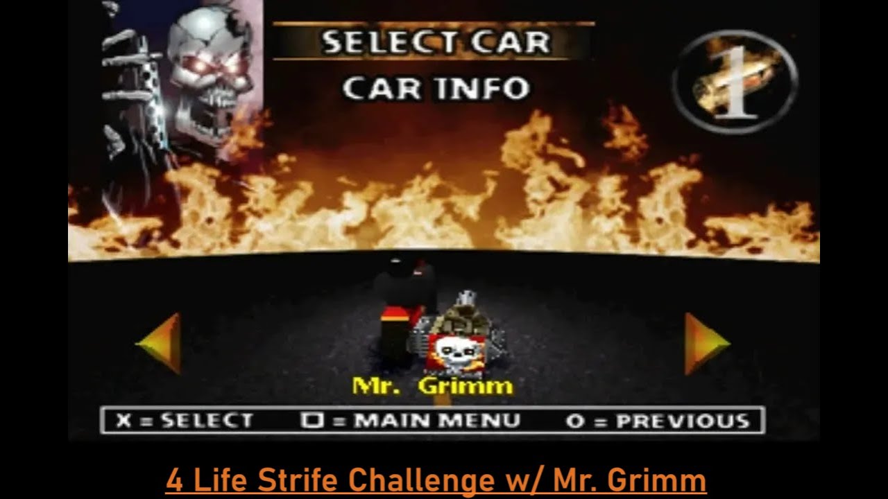 Twisted Metal 2: EDGBLA's Hack w/ Mr. Grimm [HARD] (4 Life Strife)