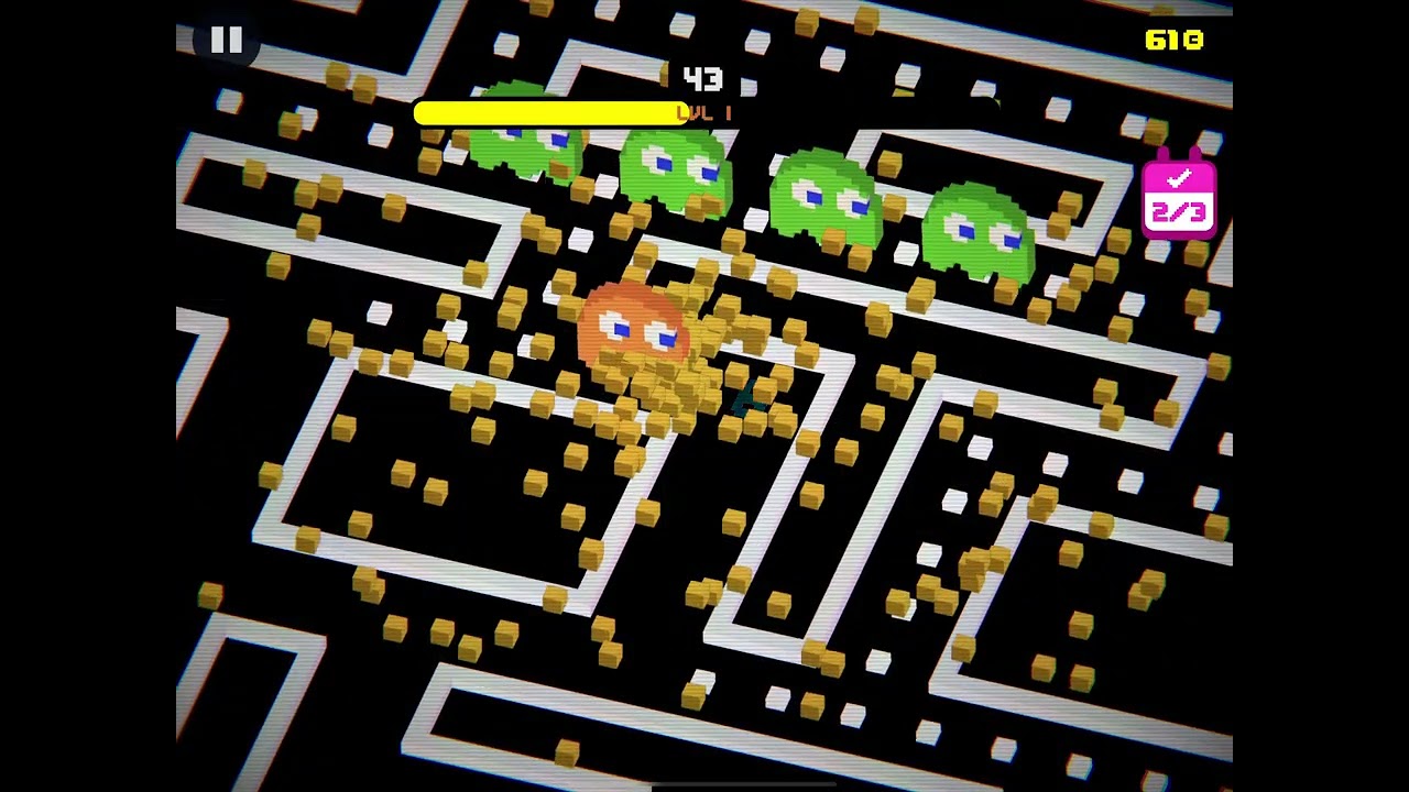 Pac man 256 game over