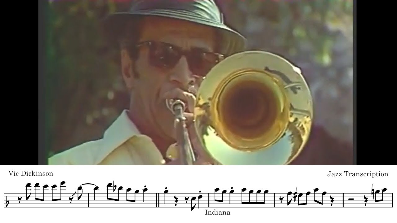 LEGENDARY Vic Dickinson Swings Hard on 'Indiana'  | Jazz Trombone Transcription
