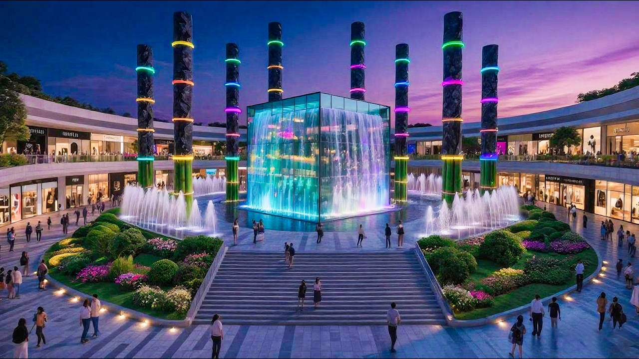 Asia’s largest luxury shopping mall: a stunning architectural wonder built at a cost of 5 billion