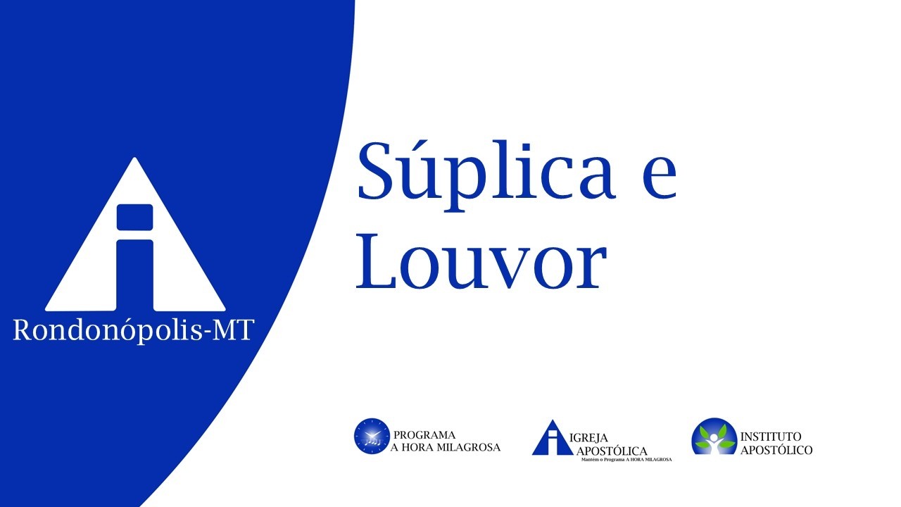 Solo: Súplica e Louvor - 22/02/2026 - Rondonópolis-mt.