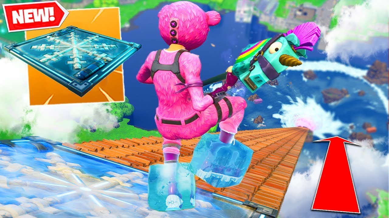 *NEW* FREEZE TRAP From *MAX HEIGHT* In Fortnite Battle Royale!