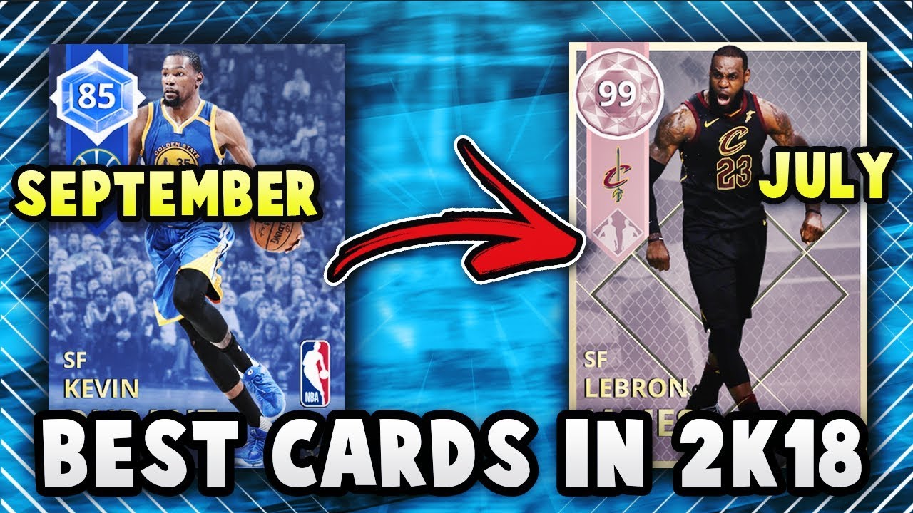 THE EVOLUTION OF NBA 2K18 MyTEAM CARDS!! *THE BEST CARDS FROM EACH MONTH*