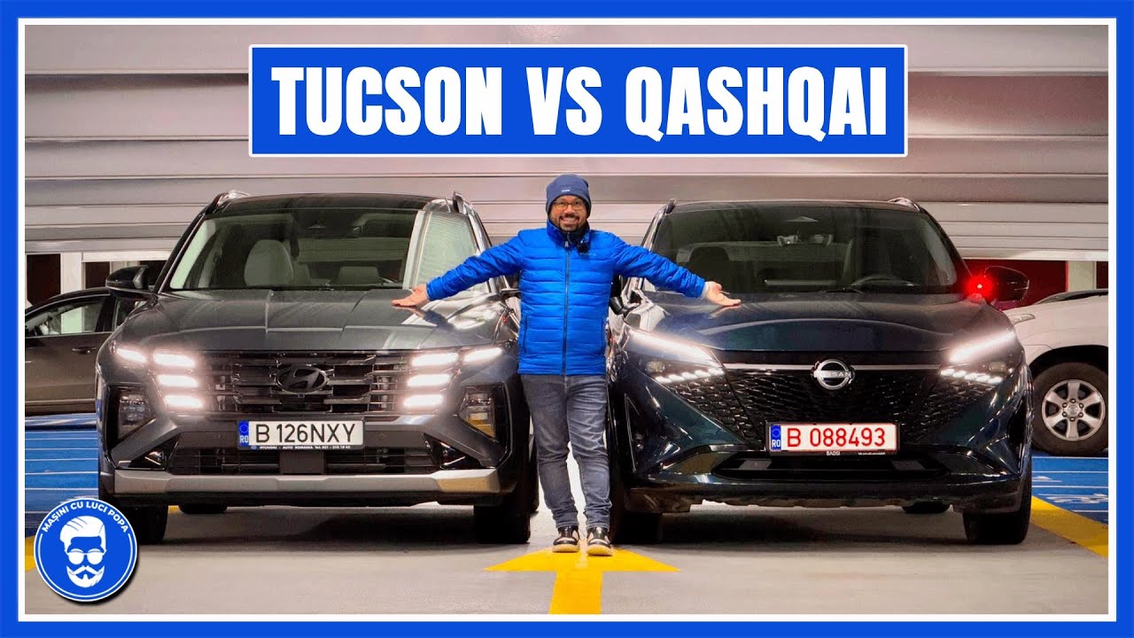 HYUNDAI TUCSON VS NISSAN QASHQAI! BĂTĂLIA HIBRIDELOR DE 40.000 EURO, TU PE CARE O ALEGI?