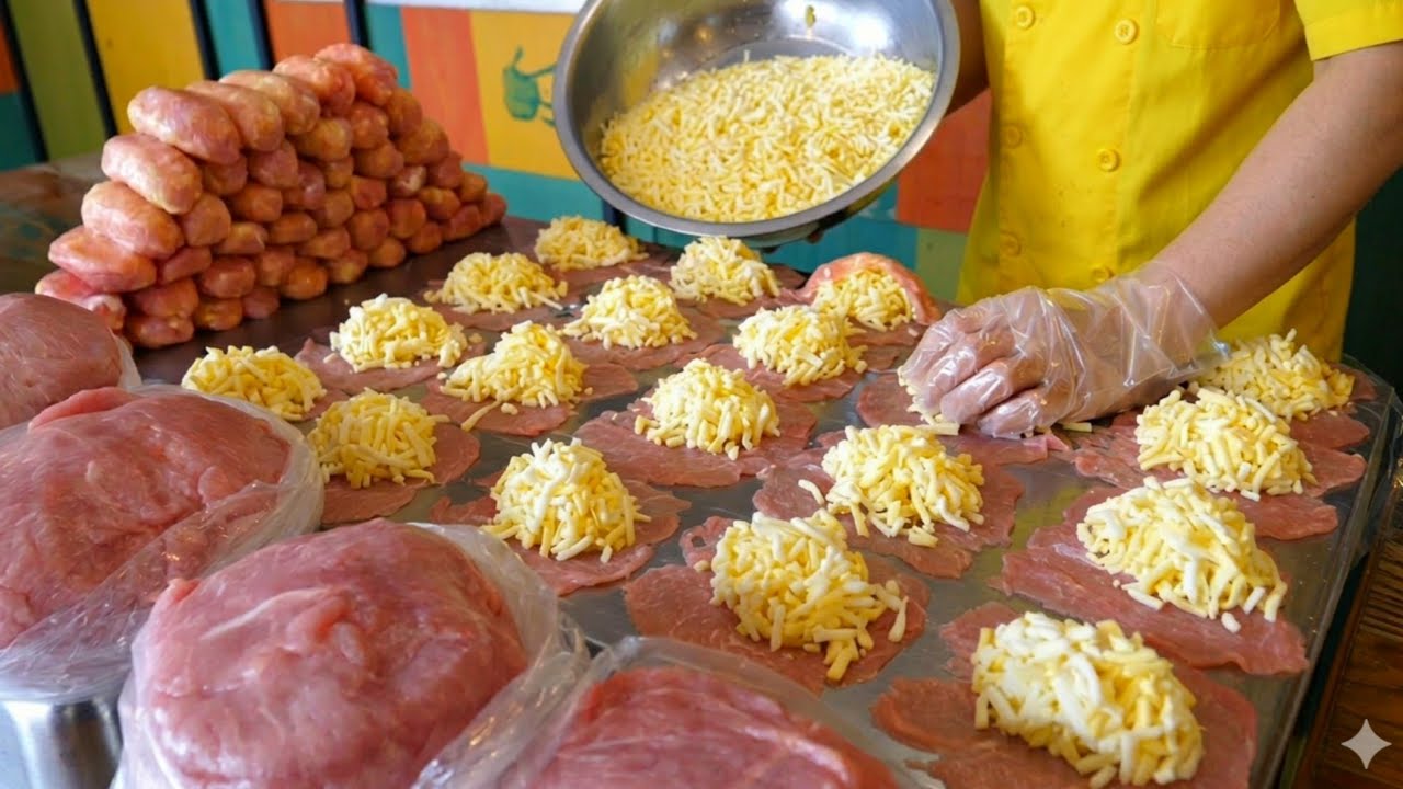 Best Cheese Pork Cutlet Ever! Korean Donkatsu Master Cooking | Street Food Korea