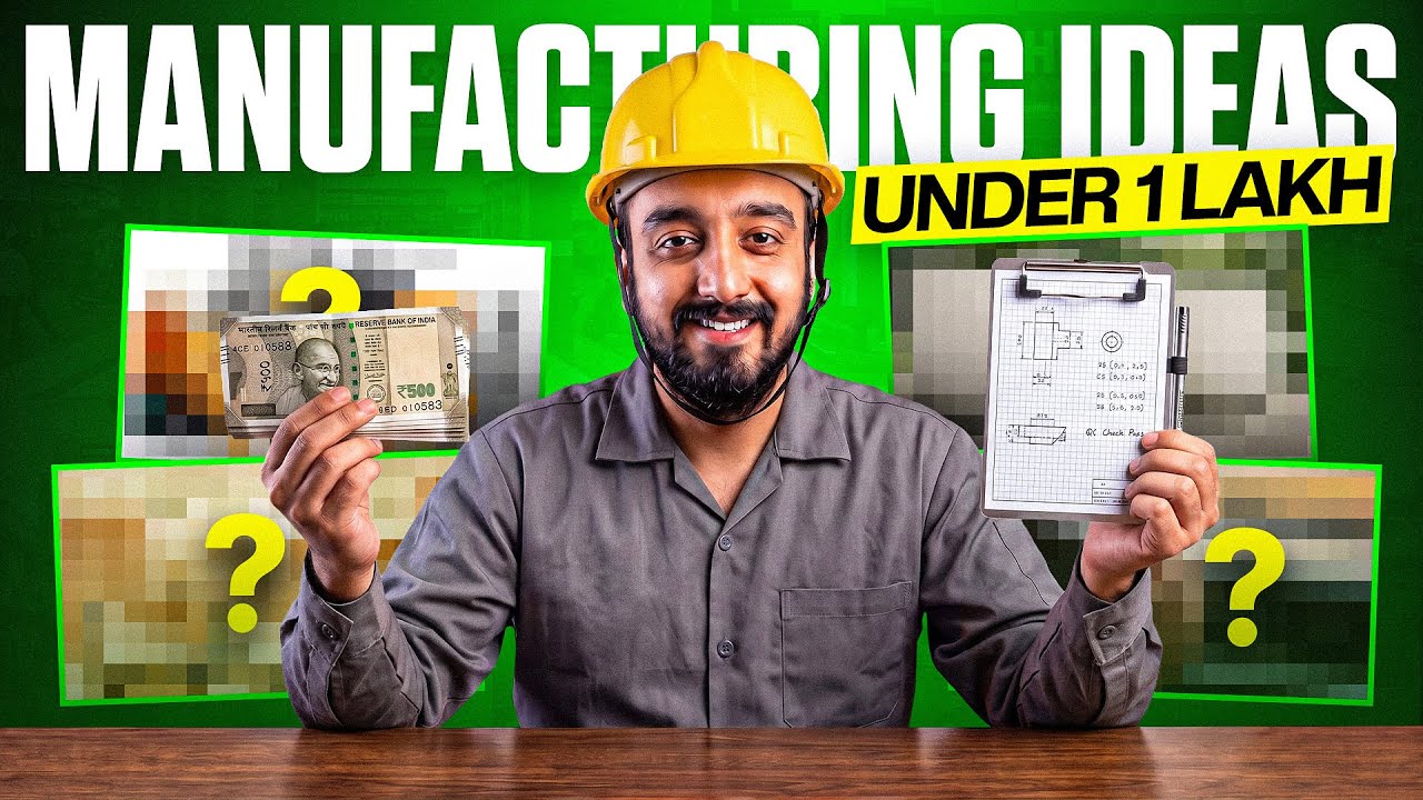 4 Manufacturing Business Ideas in India Under ₹1 Lakh | Earn Money in 2026