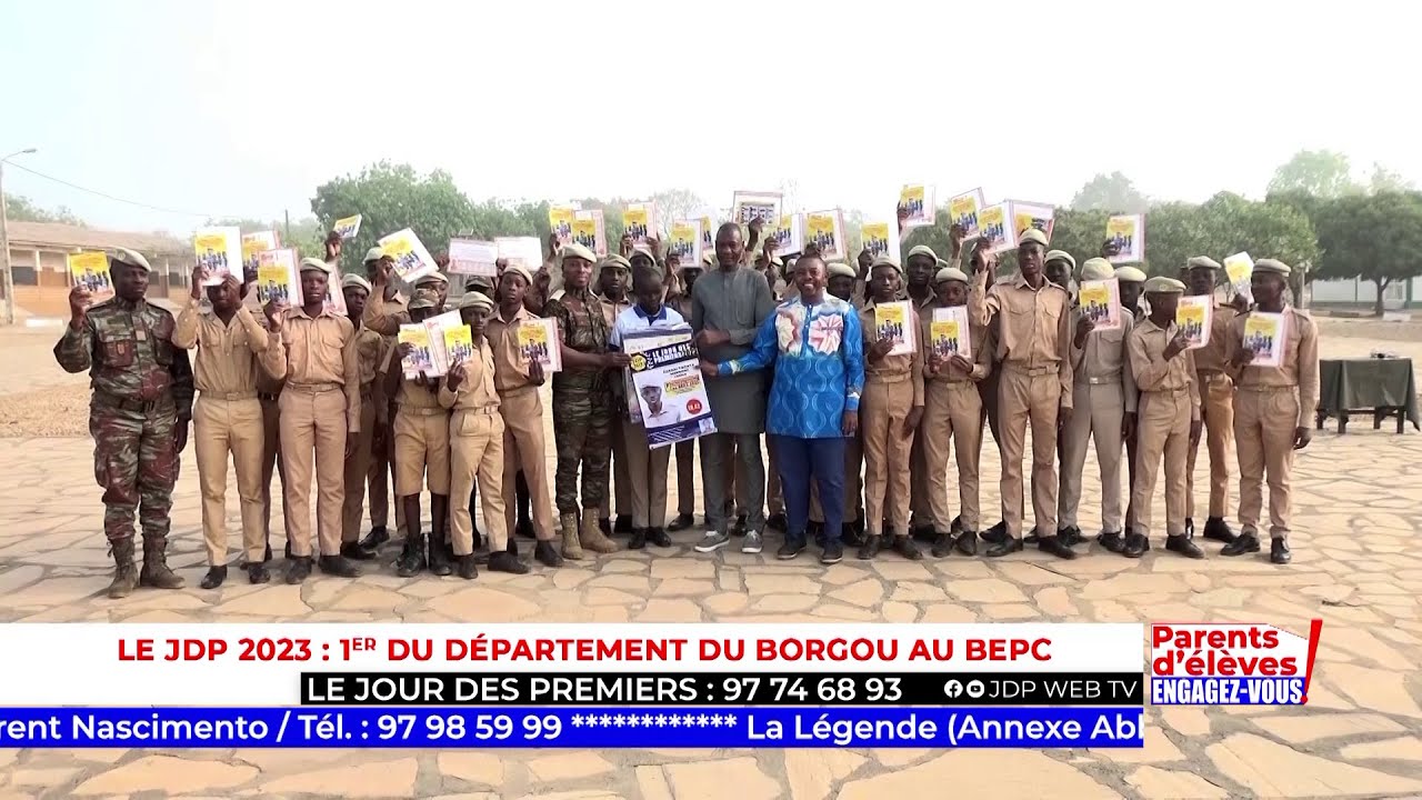 Le JDP : 1er du Département du Borgou au BEPC